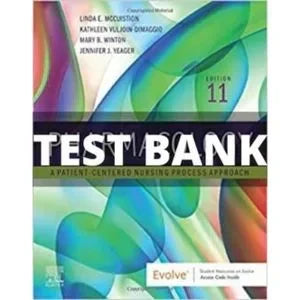 Test Bank Pharmacology A Patient-Centered Nursing Process Approach, 11th Edition by McCuistion